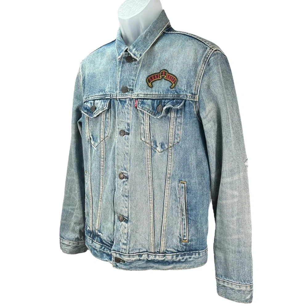Levi’s Guns N Roses Mayfield Was‎ Here Denim Jacket Unisex Medium